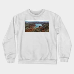 Flight above Lake Powell Crewneck Sweatshirt